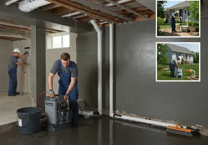 Basement Waterproofing and Flood Prevention process in Mustang, OK